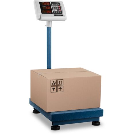 Bilancia a piattaforma pieghevole per conteggio in magazzino 40x50cm alimentazione + batteria 150kg / 50g (1/5)