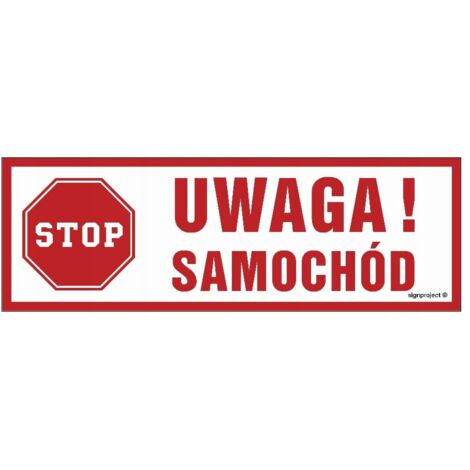 SA028 Attenzione auto 5904937493612 SA028300x100P (1/2)