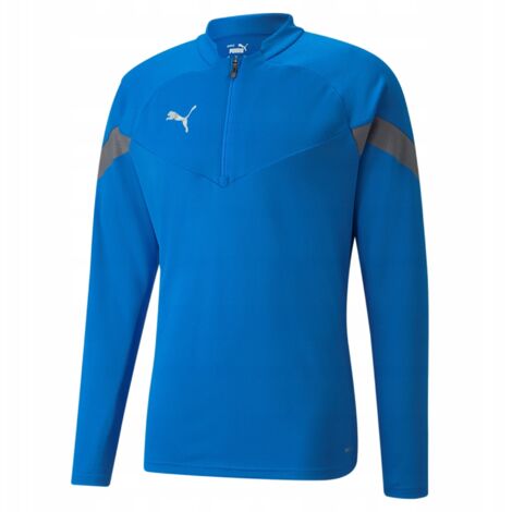 Felpa da uomo Y4400 PUMA teamFINAL Training con zip a 1/4, colore lime frizzante, taglia xl (1/3)