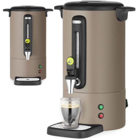 Macchina da caffè con rubinetto e vaschetta raccogli gocce 7 l 1050 W - tortora (1/4)