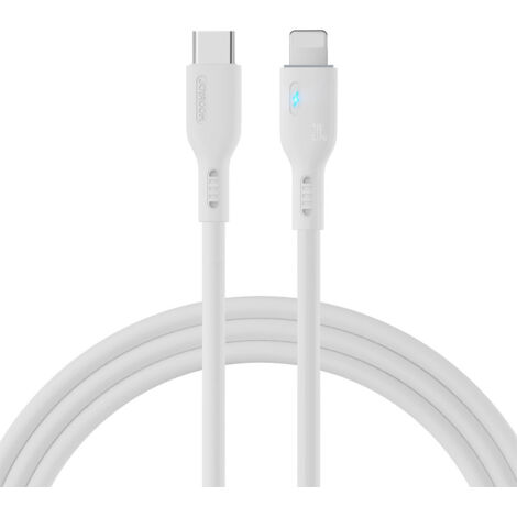 Cavo iPhone con indicatore LED USB-C - Lightning 20W 2m Bianco