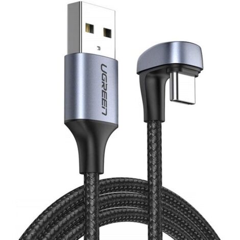 Cavo USB C A USB 2.0 Angolato 90° – Ricarica Rapida E Sincronizzazione Dati, 20-50 Cm