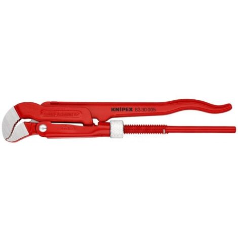 KNIPEX 83 30 005 Giratubi con ganasce ad "S" rossa, verniciata a polvere 245 mm