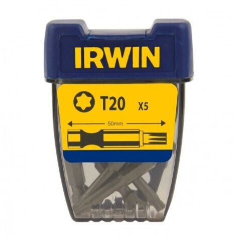 PUNTA TORX 1/4' LUNGA 50MM 5 PZ T20 - I-10504373 (1/2)