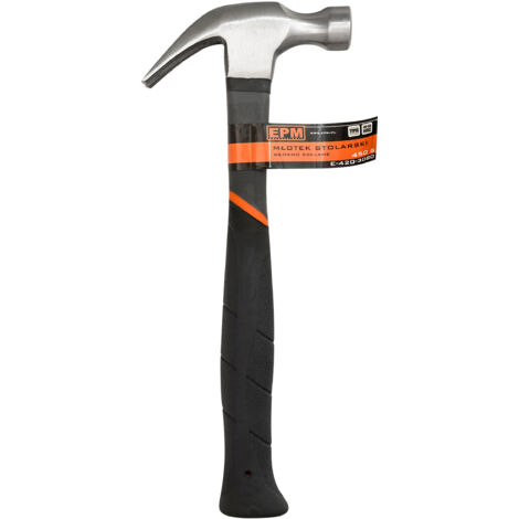 MARTELLO DA CARPENTIERE 450G MANICO IN FIBRA DI VETRO TPR - E-420-3080 (1/2)
