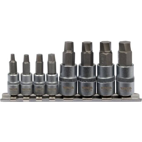 Set di punte esagonali da 8 pezzi - YT-04580 (1/2)
