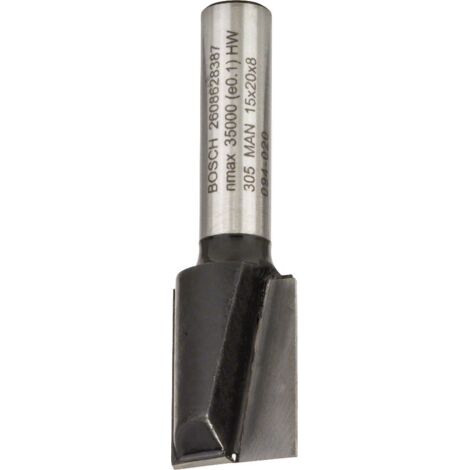 2608628387 - Fresa dritta, 8 mm, D1 15 mm, L 20 mm, G 51 mm 8 mm, D1 15 mm, L 20 mm, G 51 mm
