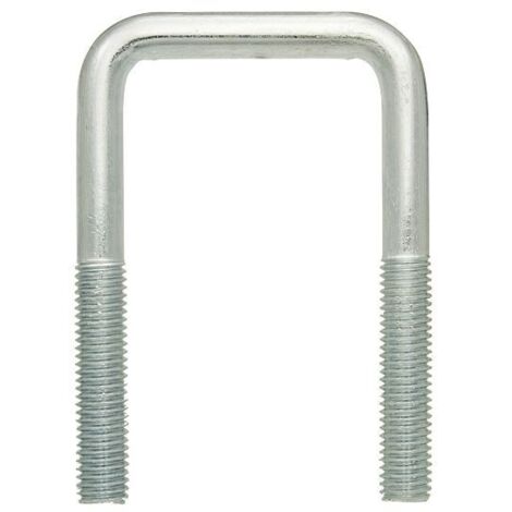 Bullone a U tipo C M82342 (1/2'') zincato, filettatura 16mm - KR C823
