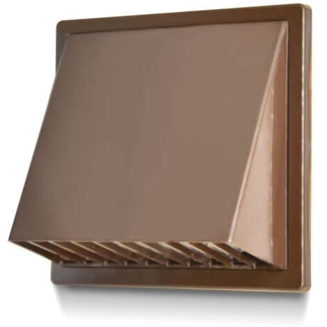 GRIGLIA DI VENTILAZIONE/USCITA CON CAPPA 170170, FI 125, MARRONE - RX 02-502BR