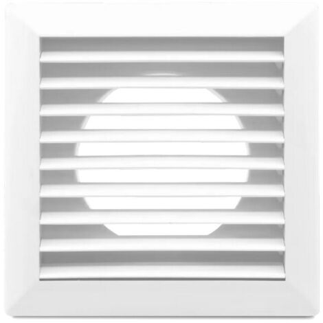 GRIGLIA DI VENTILAZIONE CON SERRANDA MECCANICA FI 80-150 BIANCA - RX 02-368 (1/2)