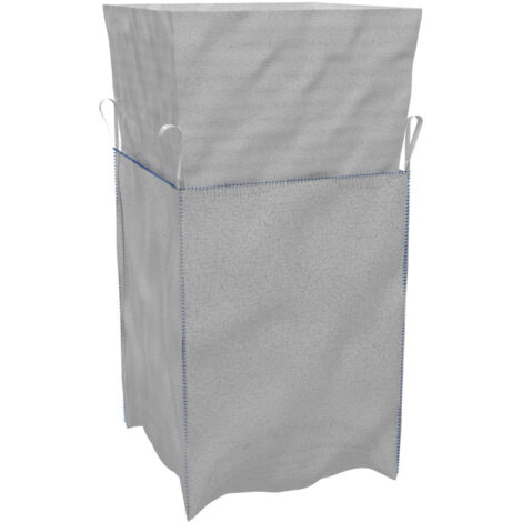 BIG-BAG 909090 CM BIANCO, APERTO CON COLLARE - MG-300-0010
