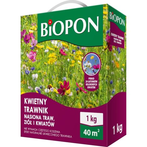 PRATO FIORITO - MIX DI SEMI DI ERBA, ERBE AROMATICHE E FIORI 1KG - BR BIO-1931
