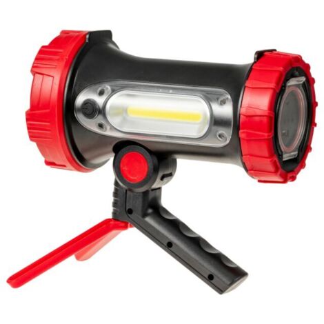 TORCIA A LED CON BATTERIA RICARICABILE, MANICO MOBILE 350LM+180LM - 100-OS-215