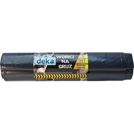 SACCHI PER MACERIE EXTRA RESISTENTI NERI 70100CM 120L A10 - D-300-0100