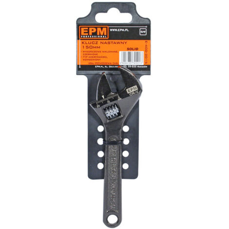 CHIAVE REGOLABILE SOLIDA CR-V ''SZWED'' 250MM - E-400-3020 (1/2)