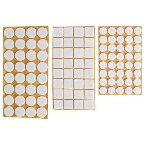 BLISTER DI FELTRINI NERI 4040MM - 4 PEZZI - U-100-0319