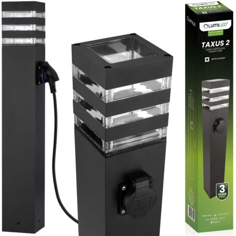 Lampione da giardino per esterni E27 LED con attacco TAXUS 2 60 cm
