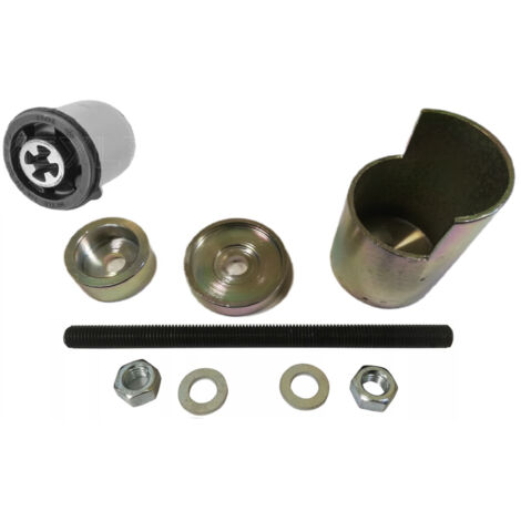 ESTRATTORE PER INSTALLAZIONE E SMONTAGGIO BOCCOLA TRAVE POSTERIORE FORD FIESTA MK5 V 5 2001-2008 FUSION MAZDA 2 (1/4)