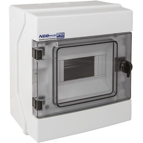 Quadro di distribuzione ermetico RH-6, morsettiere, staffa TH35, IK07, 1000 V CC, IP65 (1/2)