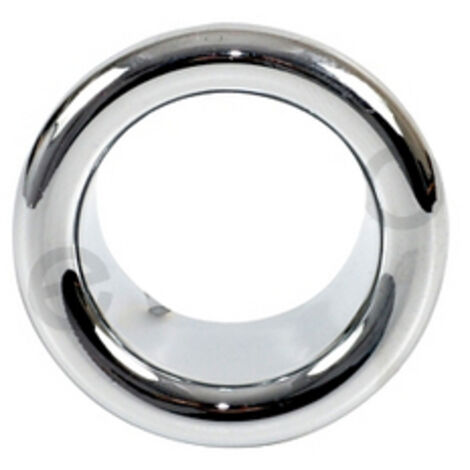 Rosone per foro troppo pieno 21 mm in plastica cromata