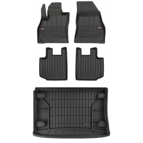 SET 3D Tappetini e tappetino per bagagliaio Fiat 500L 2012-2022 d (1/5)