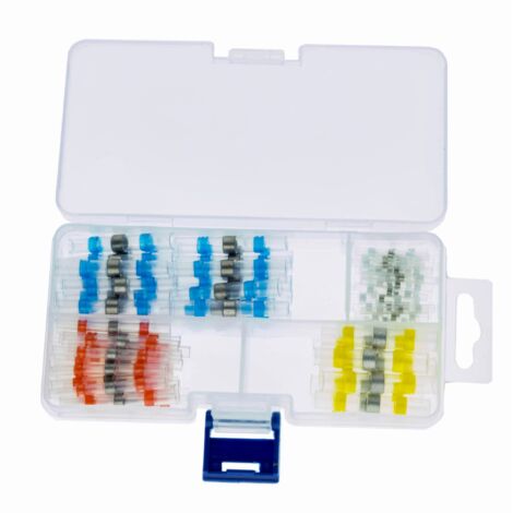 Set di 100 guaine termorestringenti con stagno per fili