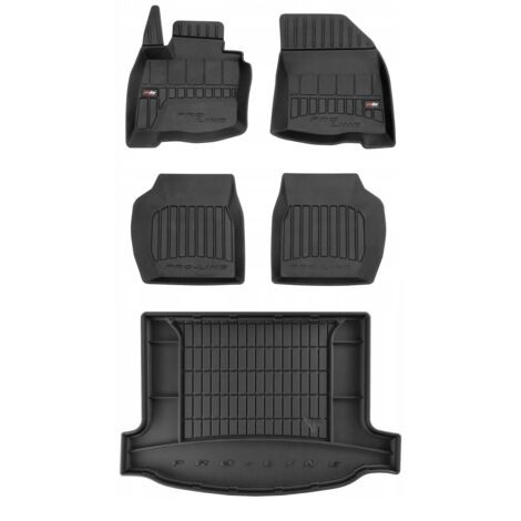 Set di tappetini in gomma 3D per Honda Civic 8 Hatchback 2006-2011 (1/5)