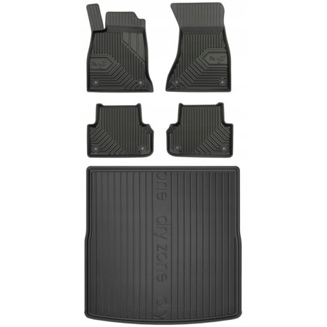 SET 77 Tappetini in gomma e tappetini AUDI A4 ALLROAD B9 Station Wagon 2015-2023