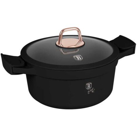 Pentola con rivestimento in titanio 4,4L 24cm BERLINGER HAUS Black Rose BH-1457 (1/4)