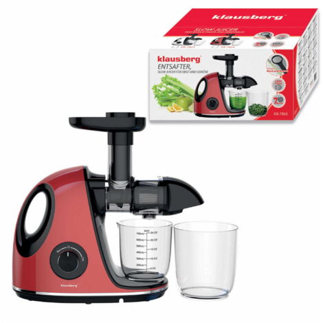 Estrattore di succo lento 150W per frutta e verdura COLD PRESS KLAUSBERG KB-7865