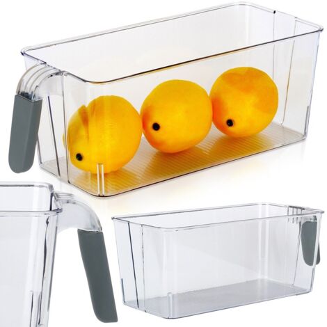 Organizer per frigorifero con maniglia 30x13x11,5 cm (1/5)