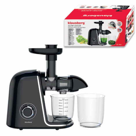 Estrattore di succo lento 150W per frutta e verdura COLD PRESS KLAUSBERG KB-7866