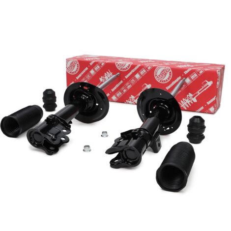 KIT AMMORTIZZATORI + tamponi di fine corsa ""MS"" anteriori HYUNDAI IX35, KIA SPORTAGE 1.6-2.0D 01.10- (1/5)
