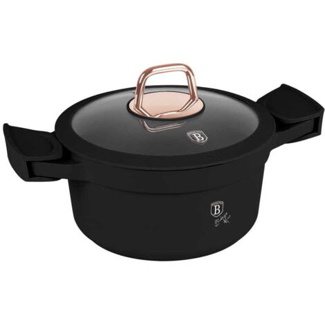Pentola con rivestimento in titanio 2,8L 20cm BERLINGER HAUS Black Rose BH-1456 (1/3)