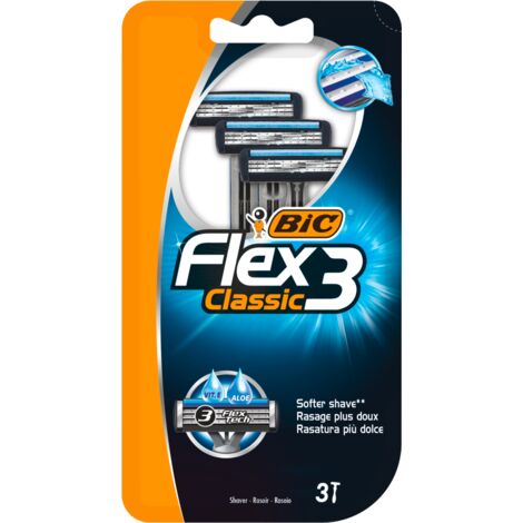 BIC Flex 3 Classic - 3 rasoi - rasatura perfetta