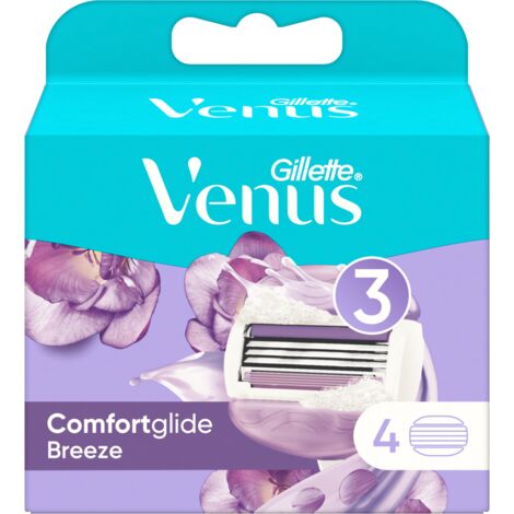 Lame di ricambio per rasoio Gillette Venus Comfortglide Breeze, confezione da 4 (1/3)