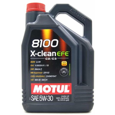 Olio motore Motul 8100 X-clean EFE 5W-30 5L (1/2)