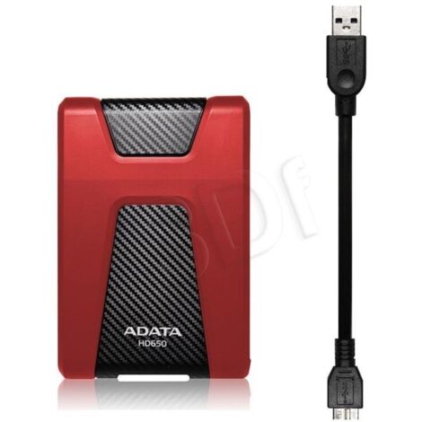 ADATA DRIVE HD650 1TB 2.5 USB3.0 ROSSO