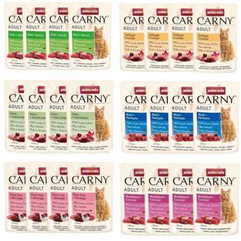 Cibo umido per gatti adulti Animonda Carny MIX di sapori 24x85g (1/5)
