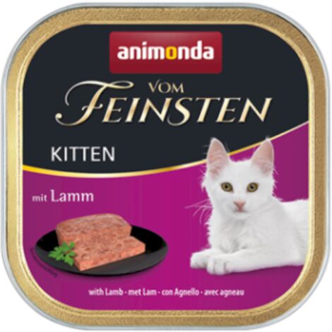 Animonda Cat  Vom Feinsten Kitten  Cibo umido per gattini - vaschetta da 100 g - Agnello 100 g (1/2)