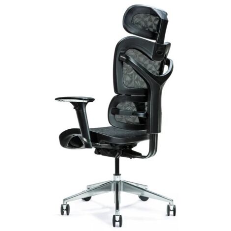 Topstar Sedia da ufficio / Sedia girevole HJH WORK BASIC Nero / Blu | Leroy Merlin