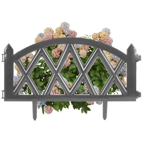 Deuba Bordo per Giardino 3,9 Recinzione Prato Bordatura per Aiuole Palizzata Orto Piante