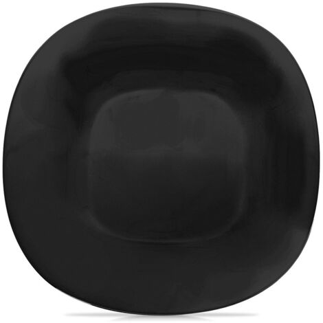 Piatto piano grande per piatti da portata nero 26,5 cm (1/3)