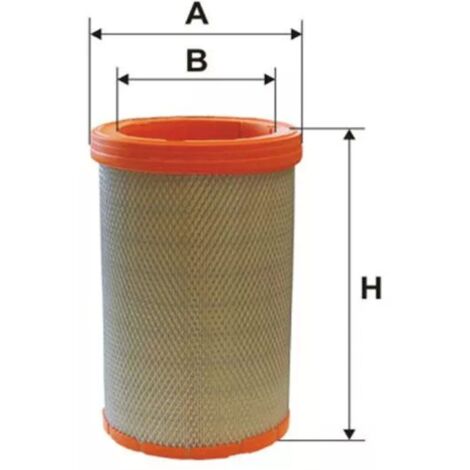 Wix Filters WA9433 Filtro Aria Auto | Compatibile Con Hyundai Getz 1.1, 1.3, 1.4, 1.6 (2002-2010) | Dimensioni 256x126x46 Mm