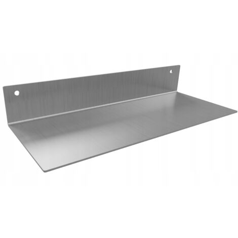 Mensola da parete in acciaio inox LOFT 30 cm (1/3)