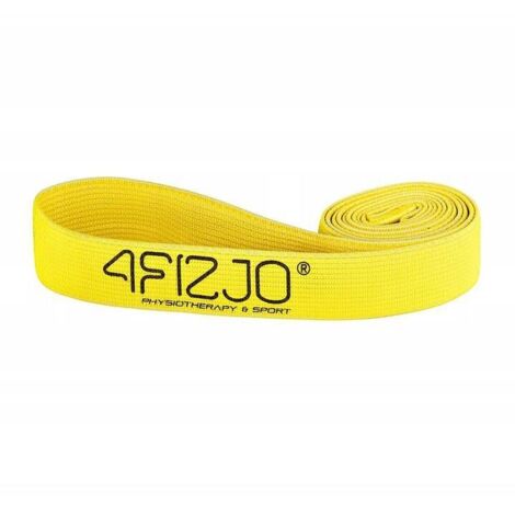 4FIZJO Flex Band in tessuto elastico lungo - giallo (resistenza 27-35 kg) (1/4)