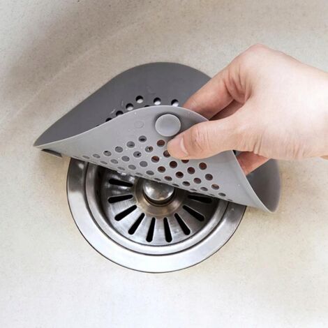 6 Filtri Per Lavello In Silicone A Forma Di Stella, Diametro 14 Cm, Multicolore, Anti-intasamento Per Cucina E Bagno - 2