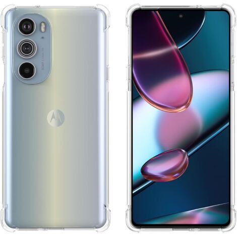 CUSTODIA IN SILICONE PER MOTOROLA EDGE 30 PRO TRASPARENTE RINFORZATA (1/5)
