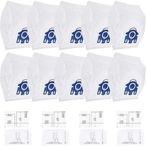 10x SACCHETTI PER ASPIRAPOLVERE MIELE CLASSIC C1 C2 C3 S227 S240 S270 S400 S2 S5 + FILTRI (1/5)