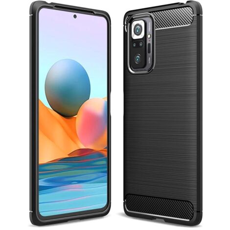 CUSTODIA IN FIBRA DI CARBONIO PER XIAOMI REDMI NOTE 10 PRO (1/5)